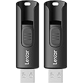 Lexar 128GB 2-Pack Flash Drive A30E USB 3.2 Gen 1, USB Drive up to 100MB/s, Storage Expansion and Backup for PC and Mac Systems