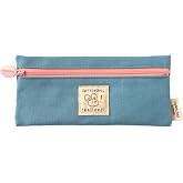 Monolike Unmatched Friends Pencil Case, Blue - Pen Pouch, Portable Pencil Bag, Office Pouch case