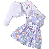 Toddler Girls Dress and Cardigan Set