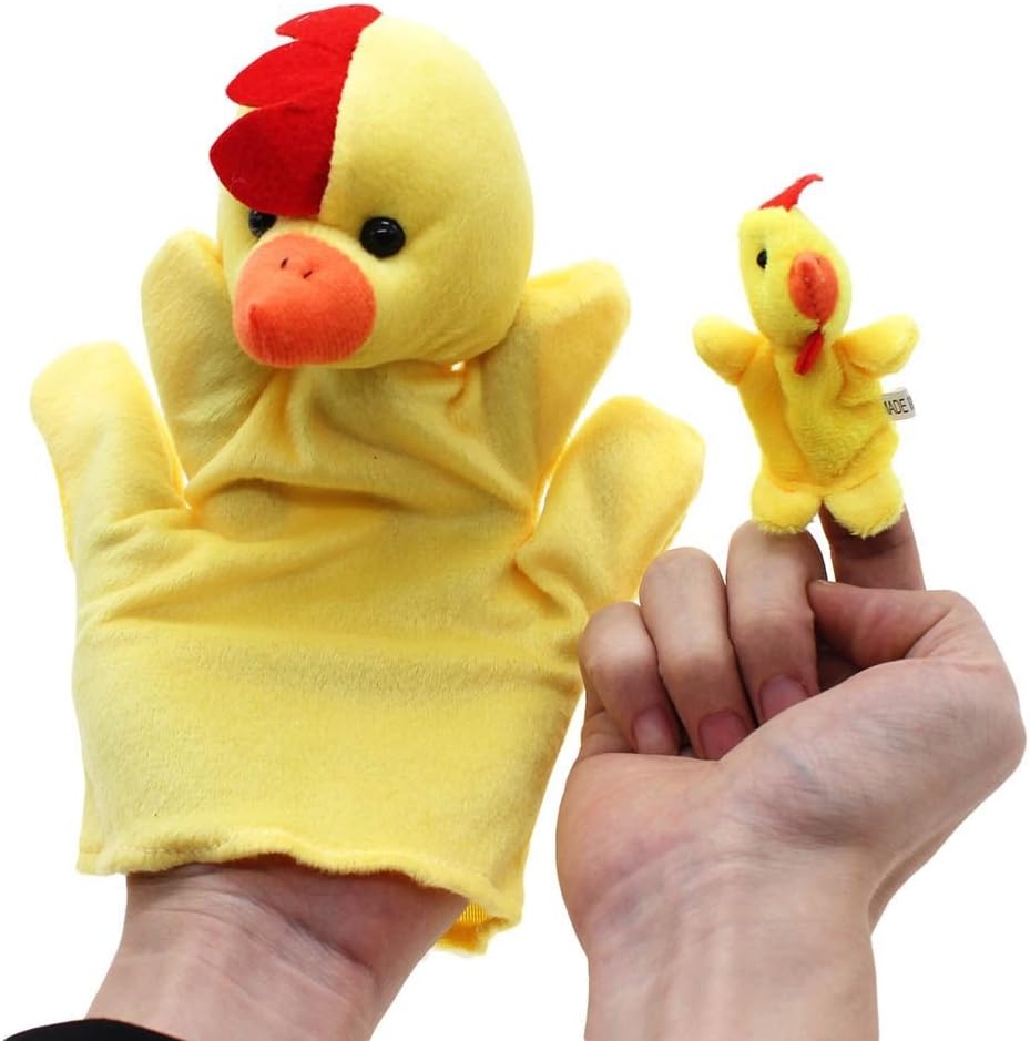 chicken hand puppet