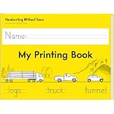 Learning Without Tears My Printing Book Workbook, 1st Grade+, Age 6+ | Practice print handwriting with lessons that cover other language arts skills; for classroom, homeschool, tutoring, OT