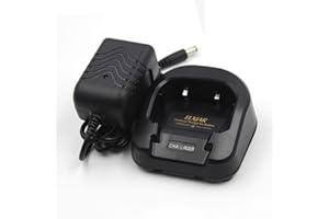 ELXJAR (2-Pack) UV-82 Battery Charger for Baofeng UV-82L UV-8D UV-82HP UV-82hx Walkie Talkie, UV-82_C3 Portable Radios Two Way Radio