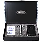 Dorco Prime Starter Set: Double Edge Safety Butterfly Shaver Handle, 30 Double Edge Razor Blades and Travel Case