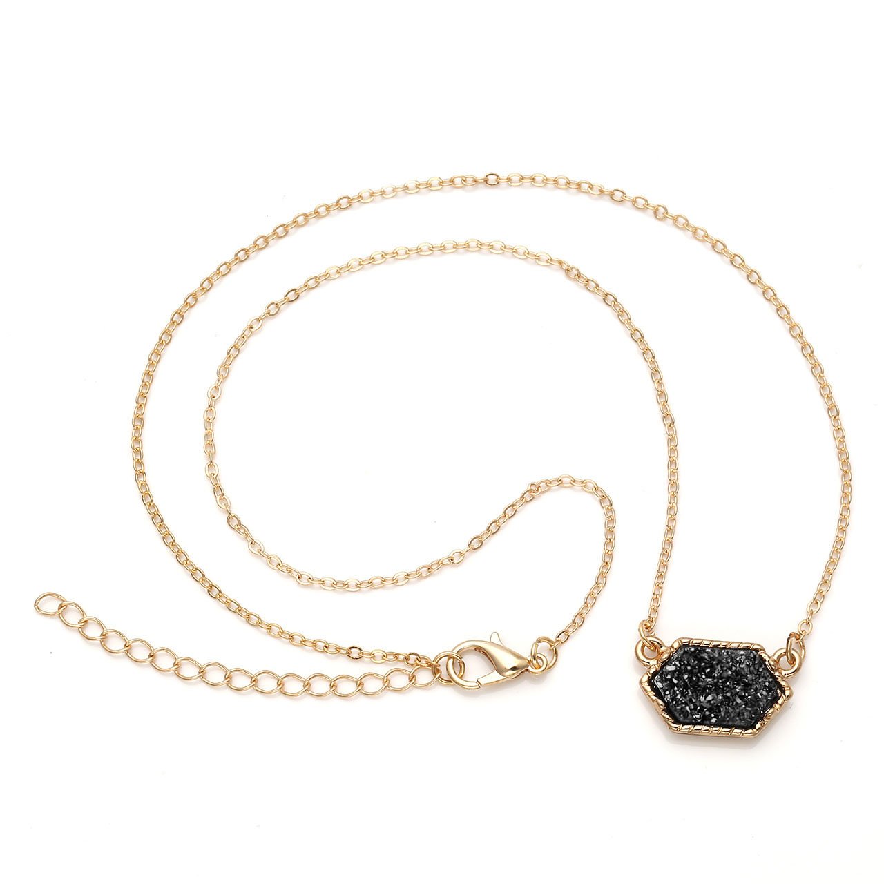 CrystalTears Lava Rock Stone Aromatherapy Essential Oil Diffuser Necklace Bracelet Set Natural Reiki Healing Energy Crystal Jewelry