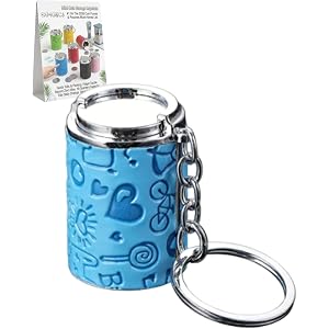 IXMGECJ Mini Coin Storage Keychain Coin Holder Quarter Purse Keychain Mini Car Change Holder Portable Capsule Loose Organizer