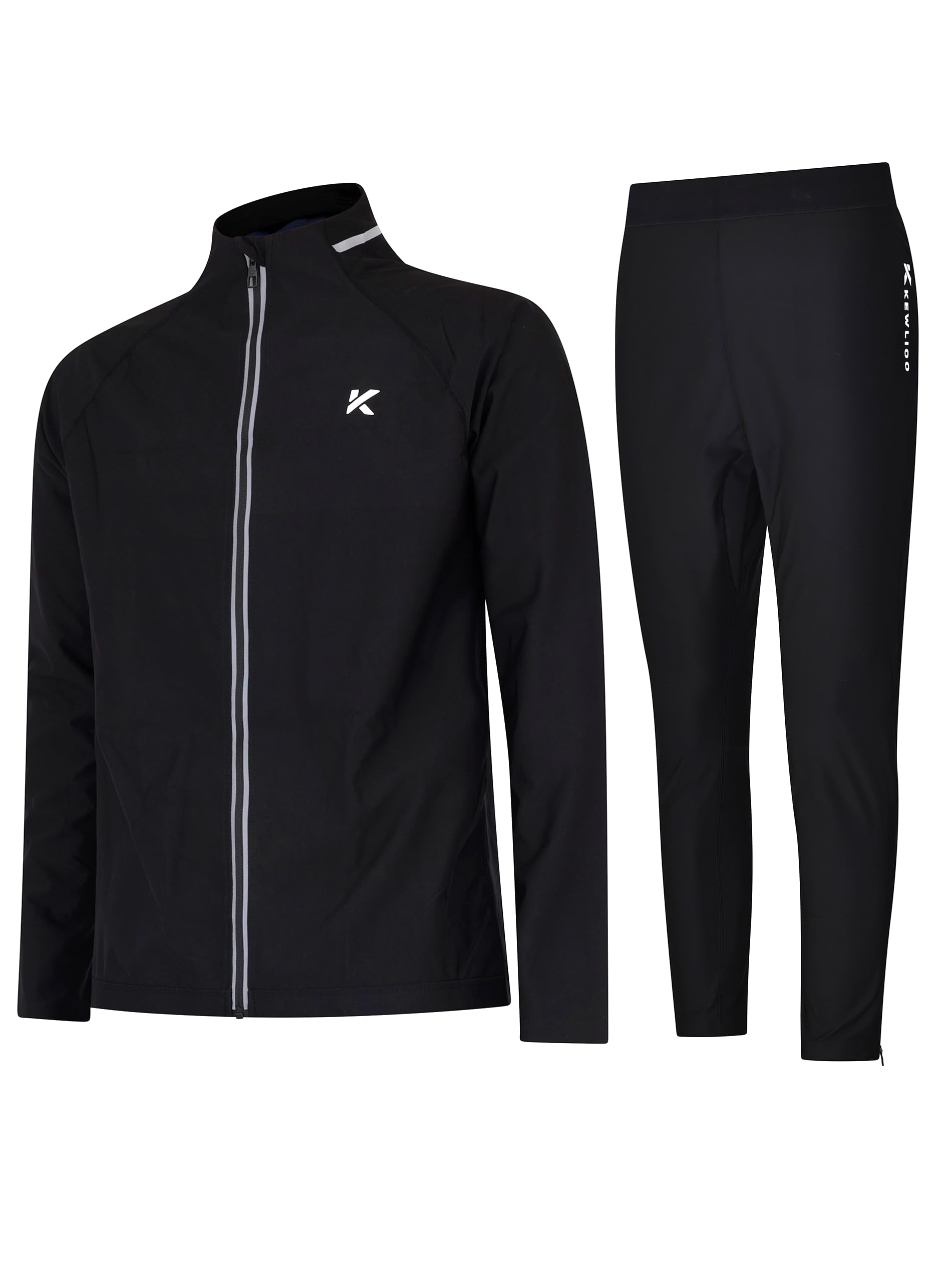 Photo 1 of Kewlioo Men's Full Sauna Suit Shirt and Pants Combo - Heat Trapping Sweat Compression Vest & Pants, Sweat More & Look Great, Gym Workout Exercise Versatile Heat Shaper Shaper Jacket (Black, XL)