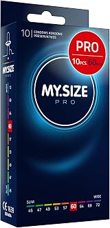 MY.SIZE PRO Condom 60 mm Width XL 10 Count