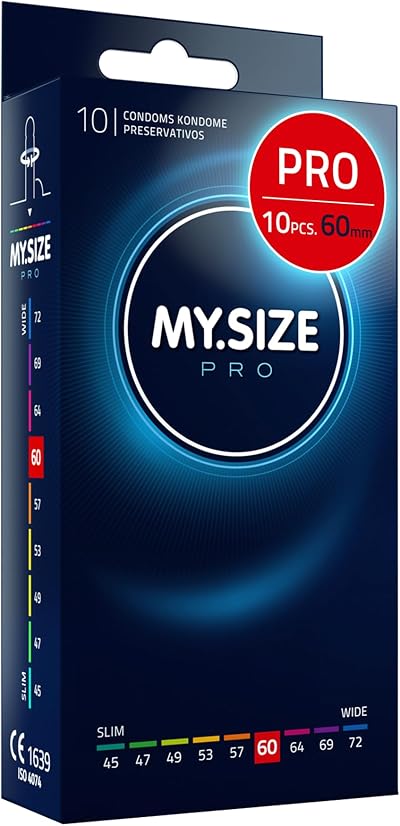 MY.SIZE PRO Condom 60 mm Width XL 10 Count