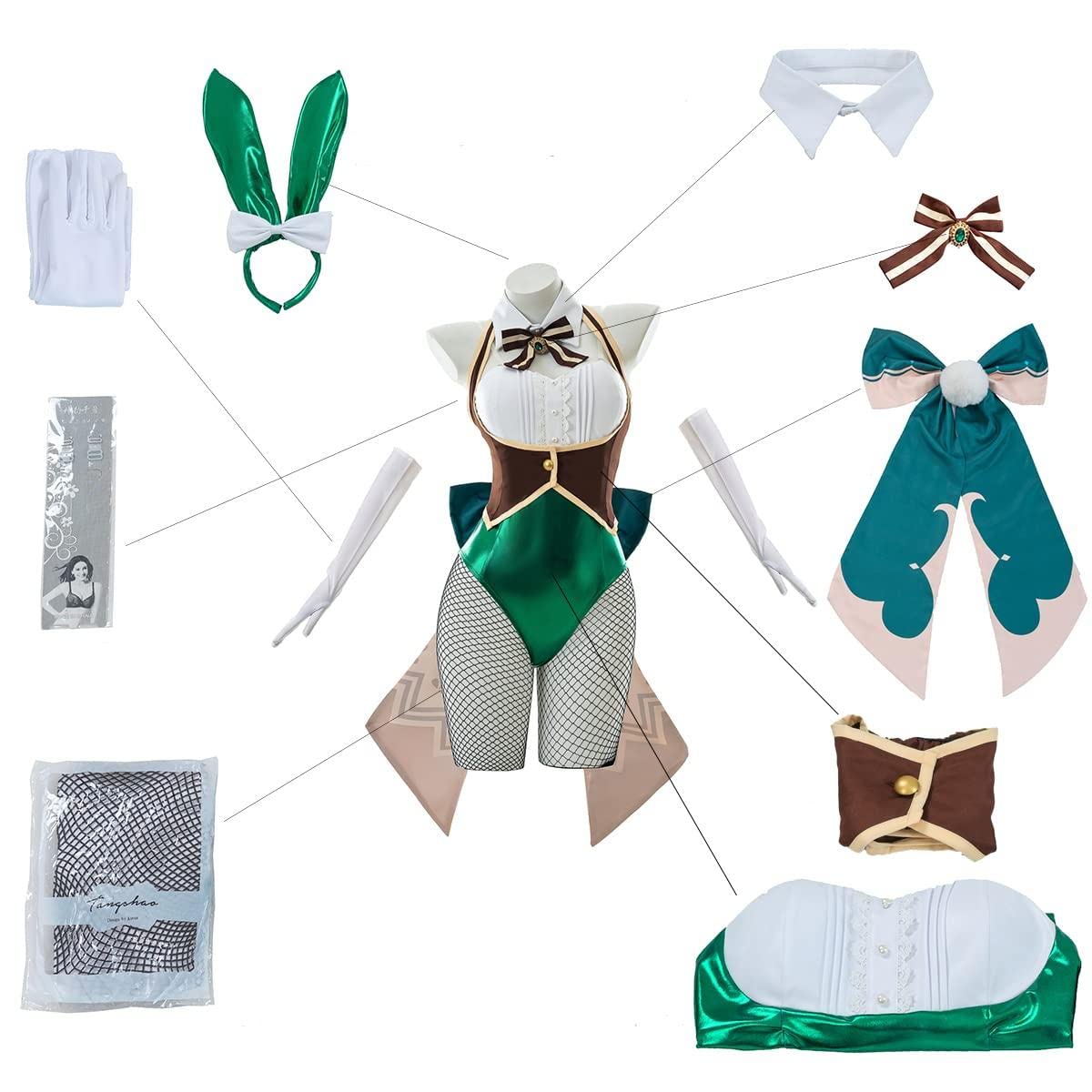 CR ROLECOS Yor Cosplay Bunny Suit Anime Spy x Family Yor Forger