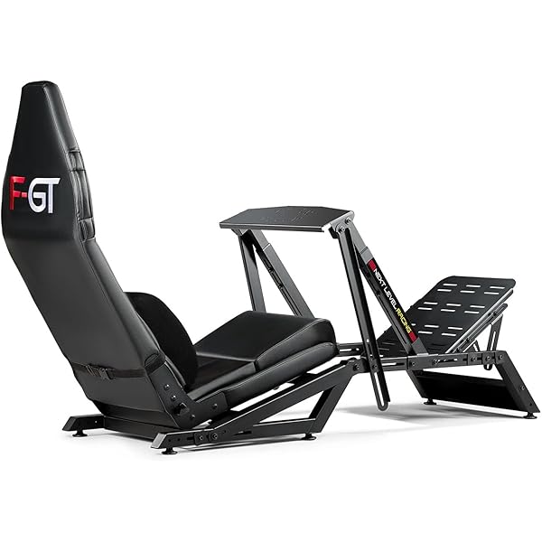 Next Level Racing F-GT モニタースタンド、キャスターセット Next Level Racing F-GT Cockpit Monitor Stand – Pit Lane Sim