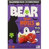 BEAR Halloween Strawberry Fruit Rolls 20 Count, 7.05 OZ