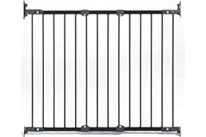 KidCo Baby Gate, 42.5 by 30.5 in, Steel, Black