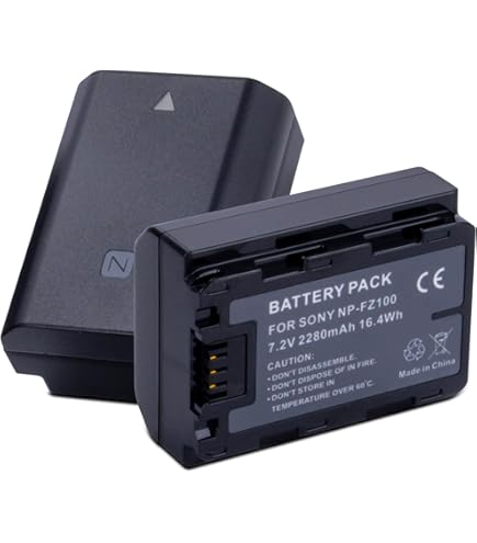 Amazon.com: BM Premium 4 NP-FW50 Batteries for Sony ZV-E10, A6400