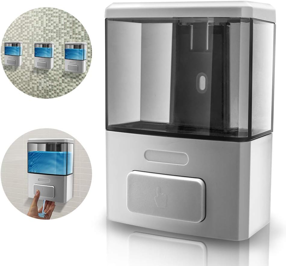 dispensador de jabón de pared 300 ml Decdeal Dispensador de jabón