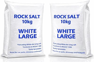 The Glowhouse Bag of Grit Rock Salt Deicing 20kg White Grit Salt