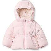 Amazon Essentials x Sofia Grainge Girls' Water-Resistant Hooded Puffer Jacket