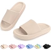 Cubufly Cloud Slides for Kids丨Boys Girls Shower Slippers Slip on Sandals丨Non-Slip Open Toe Pillow Slippers Sandals丨Quick Drying Summer Beach Pool Shoes