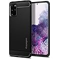 Spigen Rugged Armor Designed for Samsung Galaxy S20 Plus Case (2020) - Matte Black