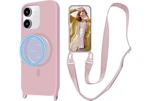 VooDirop for iPhone 12/ iPhone 12 Pro Case with Lanyard [Compatible with MagSafe], Crossbody Phone Case with Neck Strap Adjus