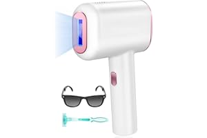 LUBEX Laser Hair Removal for Women and Men Permanent IPL Hair Removal Device Upgraded to 999,999 Flashes on Facial Legs Arms Bikini Line Body At-Home Use