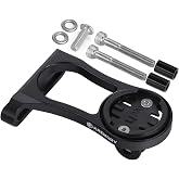 KREMORV Bike Mount Aluminum Out Front Combo Mount for Wahoo | Out Front Bike Computer Combo Mount for Wahoo Elemnt, Bolt, Mini, Roam