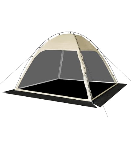 Amazon.com: CAMPROS CP Screen House Room with 1 Side Wind/Sun