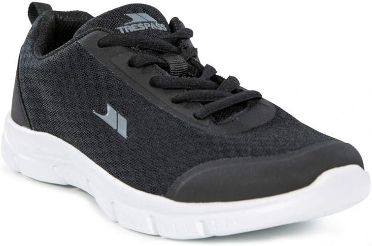 black memory foam trainers
