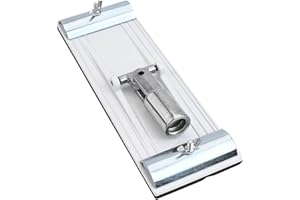 Aluminum Alloy Pole Sander Head for Drywall, No-Flip Design with Adjustable Angle, Heavy Duty Sanding Rack Adapter for 3/4 Th