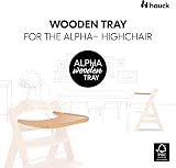 hauck Alpha Wooden Tray Natural for Alpha+ Highchair FSC Beech 6m+ view 2
