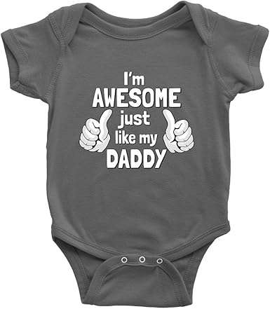funny baby onesies for dad