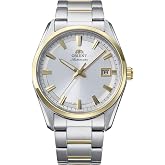 Orient Contemporary Stretto Date Automatic White Dial Steel Strap Men&rsquo;s Watch RA-AC0R01S30B