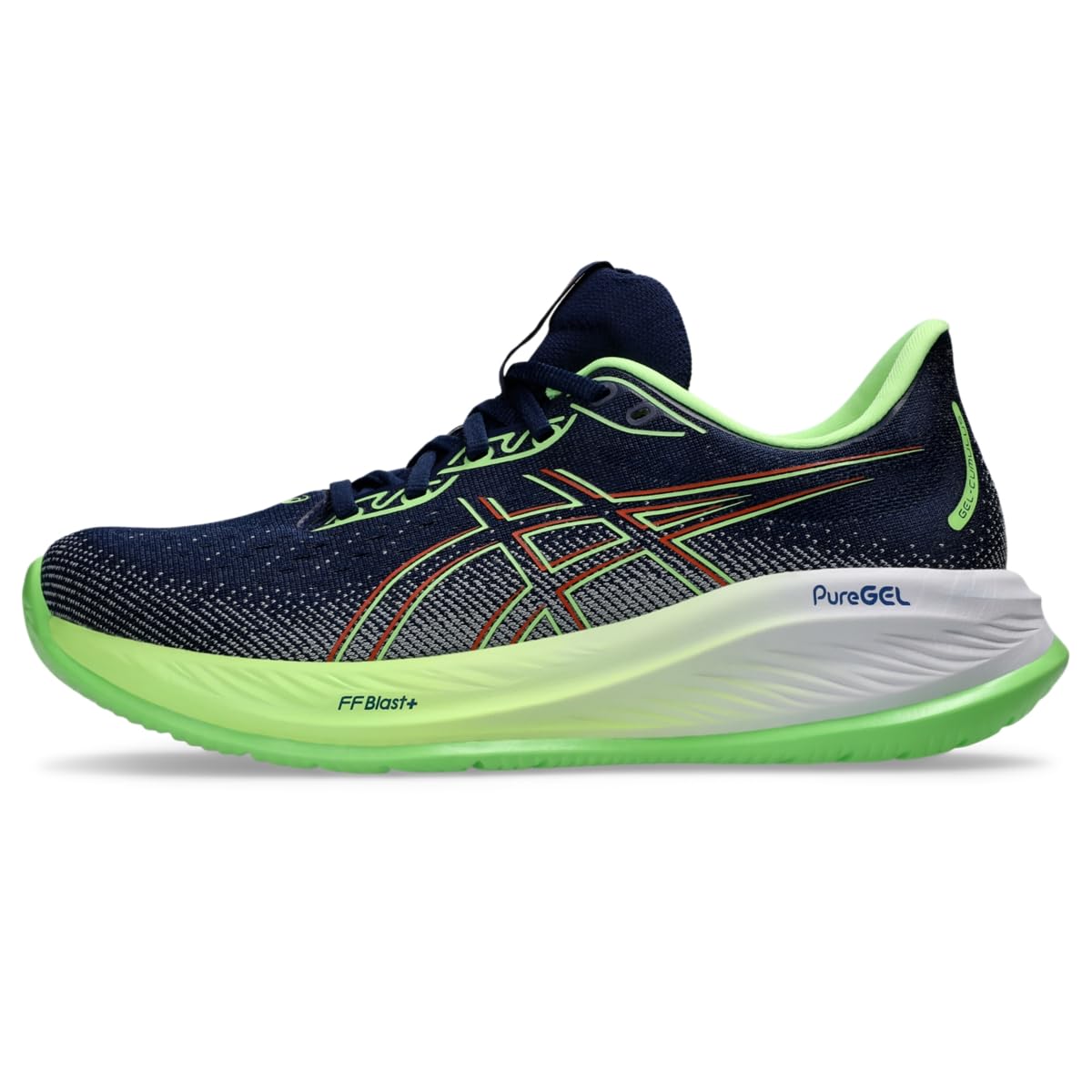 ASICS Men's Gel-Cumulus 26 Running Shoes, 14, Blue Expanse/Illuminate Green Image