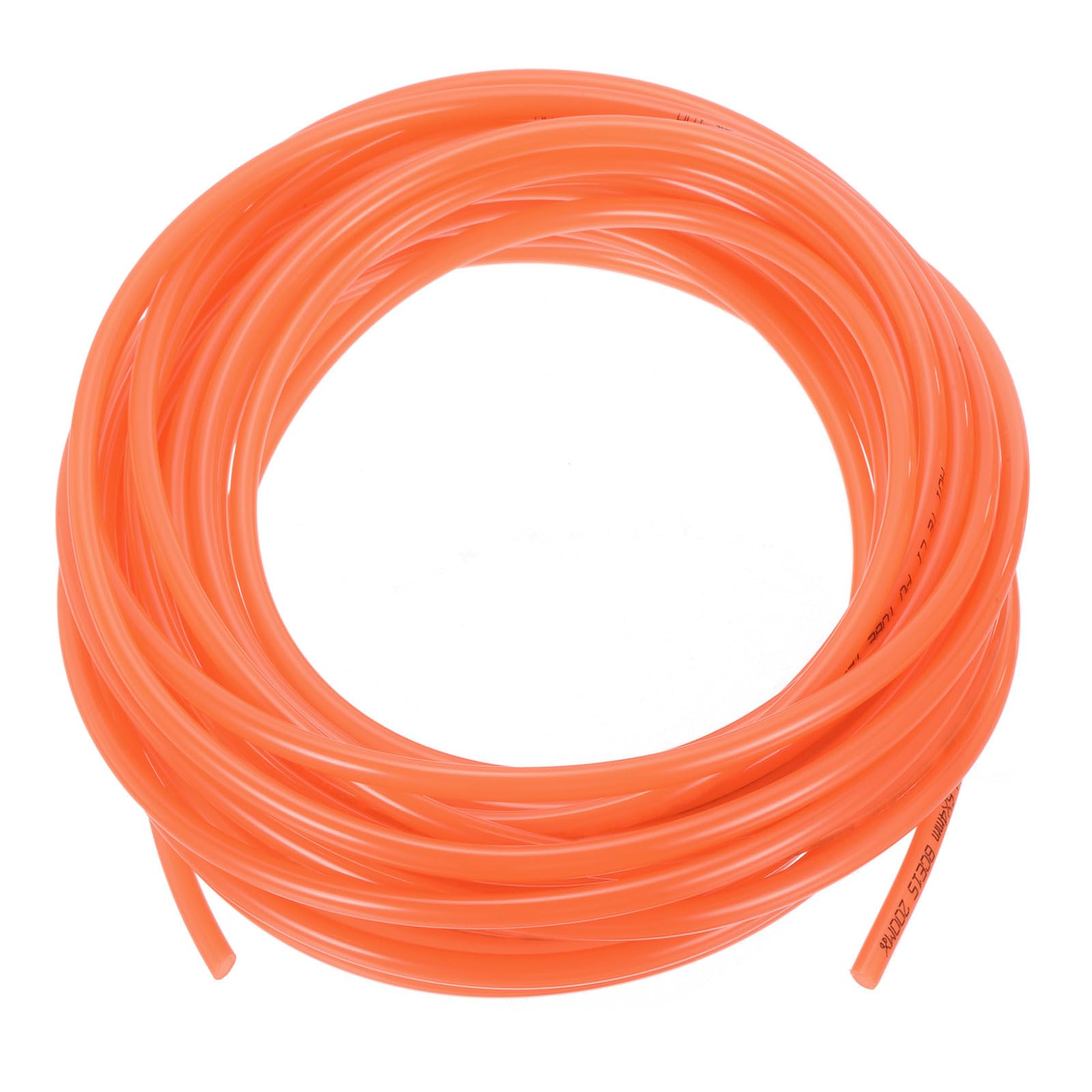 Rebower Pneumatic Tubing Pipe,6mm x 4mm Orange PU Polyurethane Tube,39.4FT 12M,PU Air Line Tubing Hose Tubes for Air Compressor,Fluid Transfer,Air Brake
