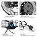 4.5W USB Solar Panel Powered Mini Portable Fan for Cooling Ventilation Outdoor Home Travelling Chicken House?Car Ventilation System(6 Inch) (4.5W)
