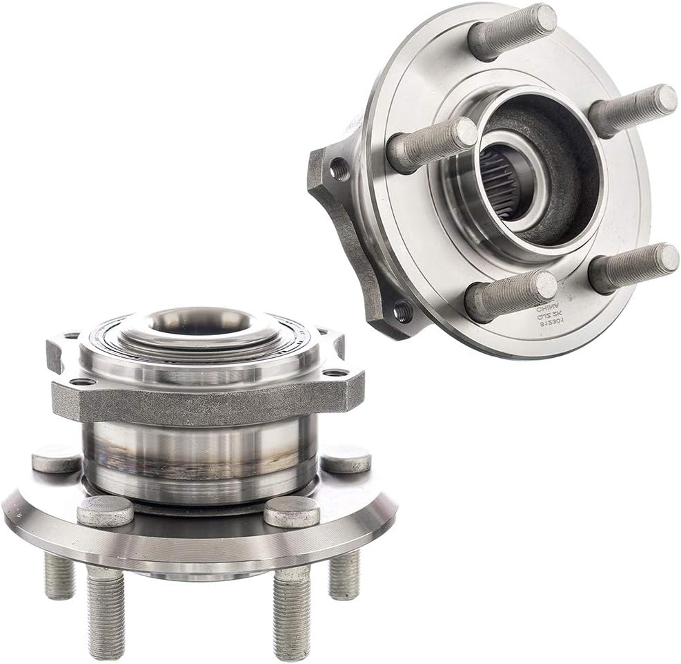 QJZ [2-Pack 512301 - Rear Driver and Passenger Side Wheel Hub Bearing Assembly for 2005-2009 Chrysler 300, 2006-2009 Dodge Charger, 2005-2008 Dodge Magnum, 5-Lug Hub