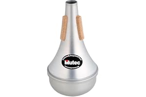 Mutec MHT107 Aluminum Straight Trumpet Mute – Handcrafted Lightweight Design for Perfect Intonation, Full Tone & Excellent Projection – Professional Performance Mute Made in USA