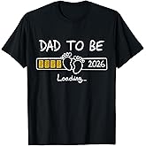 Dad to Be 2026 Dad Loading New Dad est 2026 Daddy to Be T-Shirt