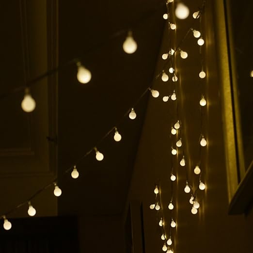 Meliya 5m 40 Led Ball Fairy Lights 8 Lighting Modes String Lights