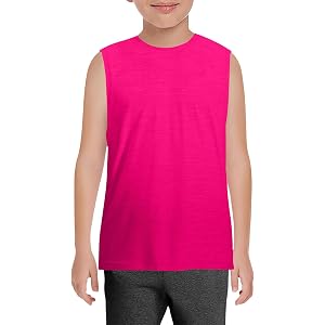 Girls Basic Tank Top Kids Basketball Sports Sleeveless Vest Breathable Casual Undershirts School Casual Baggy Tank Top