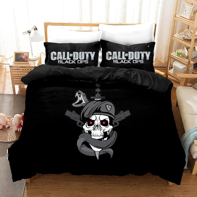 3D Call of Duty Modern Warfare Bettbezug-Set für Erwachsene Kinder