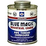 J.C. Whitlam IG16 Blue Magic Industrial Grade Pipe Thread Compound, 16-Ounce