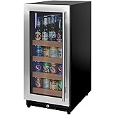 Allavino 15" Wide Reserva Series Stainless Steel Left Hinge Beverage Center