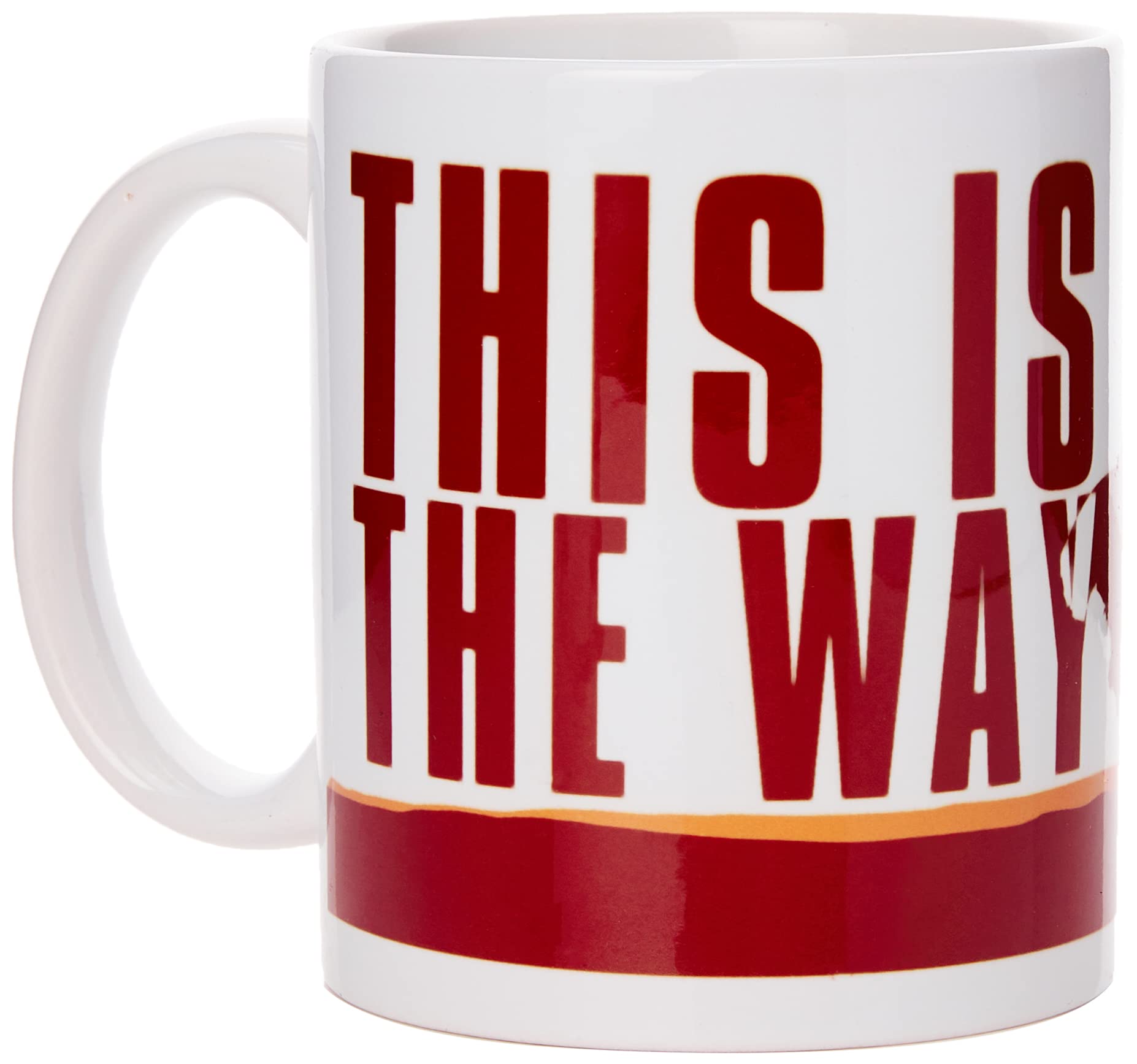 Pyramid Star Wars The Mandalorian Mug This is The Way, White