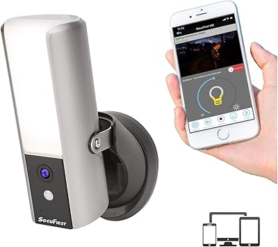 Intelligente Aussenlampe Von Secufirst Mit Uberwachungs Kamera Wlan Full Hd Bewegungserkennung Digital Und Pir Sensor Energieeffizient Dimbar Audio Micro Sd Steckplatz Kein Versteckten Kosten Amazon De Baumarkt