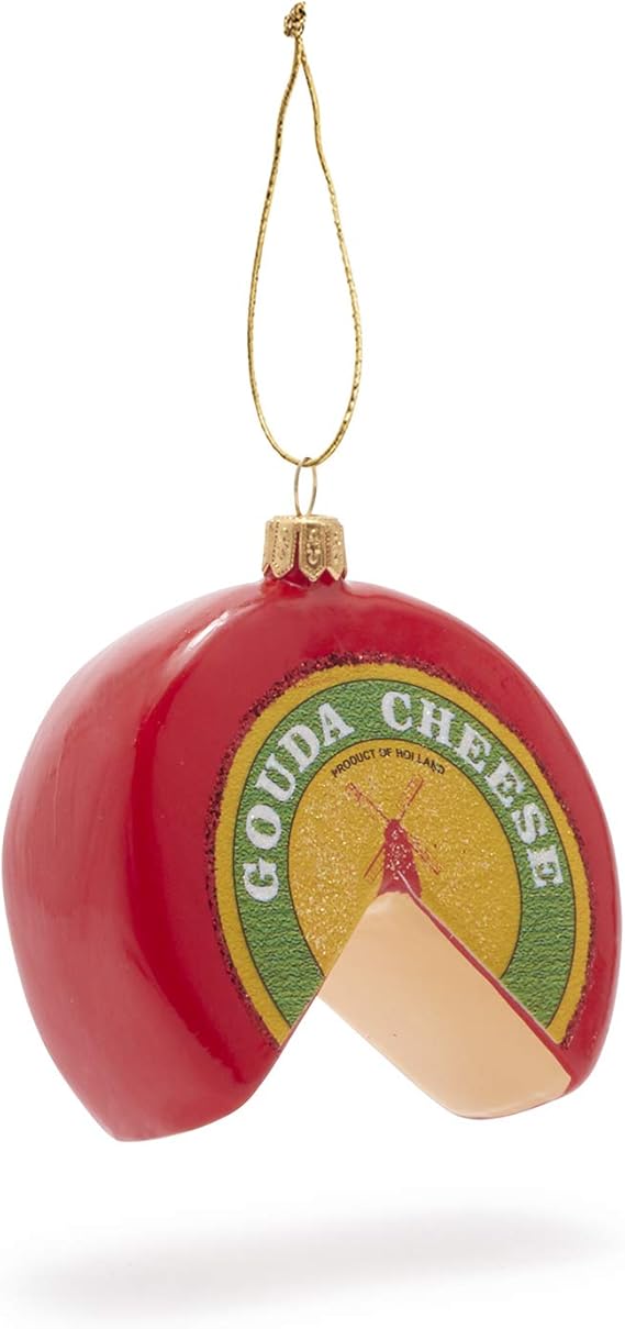 Sur La Table Gouda Cheese Glass Ornament Kitchen & Dining