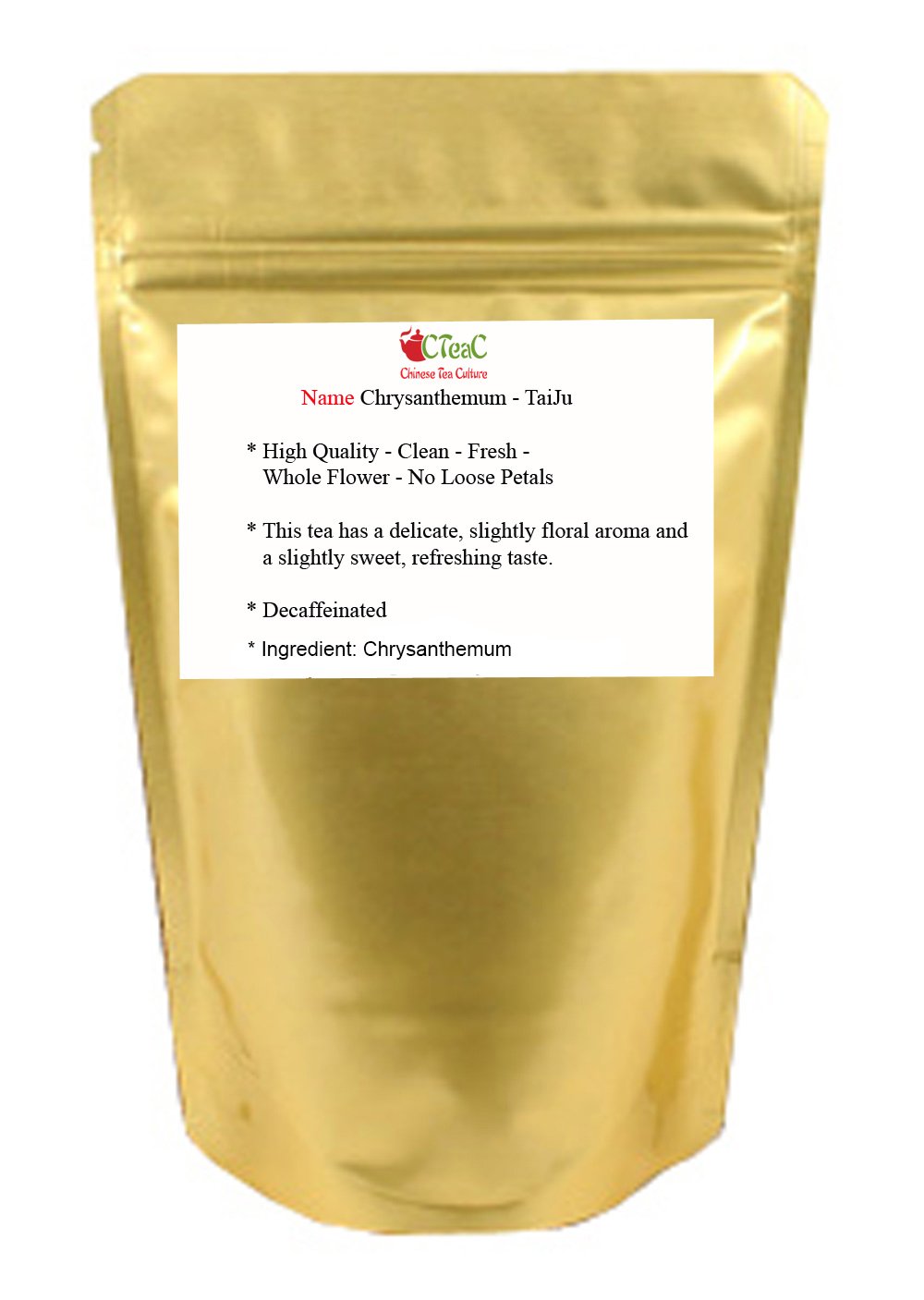 Chrysanthemum Tea - Tai Ju - Chinese Tea - Herbal - Flower Tea - Decaffeinated - Loose Leaf Tea - 1oz - Image 5