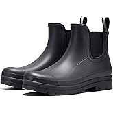 Furuian Women's Ankle Rain Boots Waterproof Chelsea Rain Boots Rubber Boots Women Short Garden Boots Anti Slip Outdoor Lightweight Work Booties