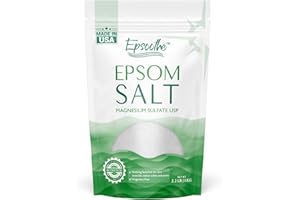 LA SALT CO Epsoothe 2.2 Lbs Epsom Salt Bath & Foot Soak and Scrub | Pure & Natural Magnesium Sulfate USP | Relieves Sore Muscles & Joints, Promotes Healing