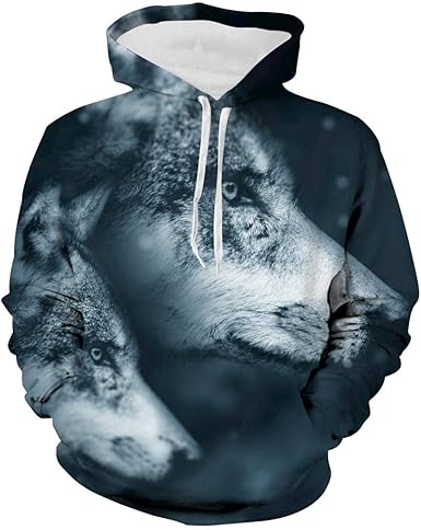 wolf hoodie women's