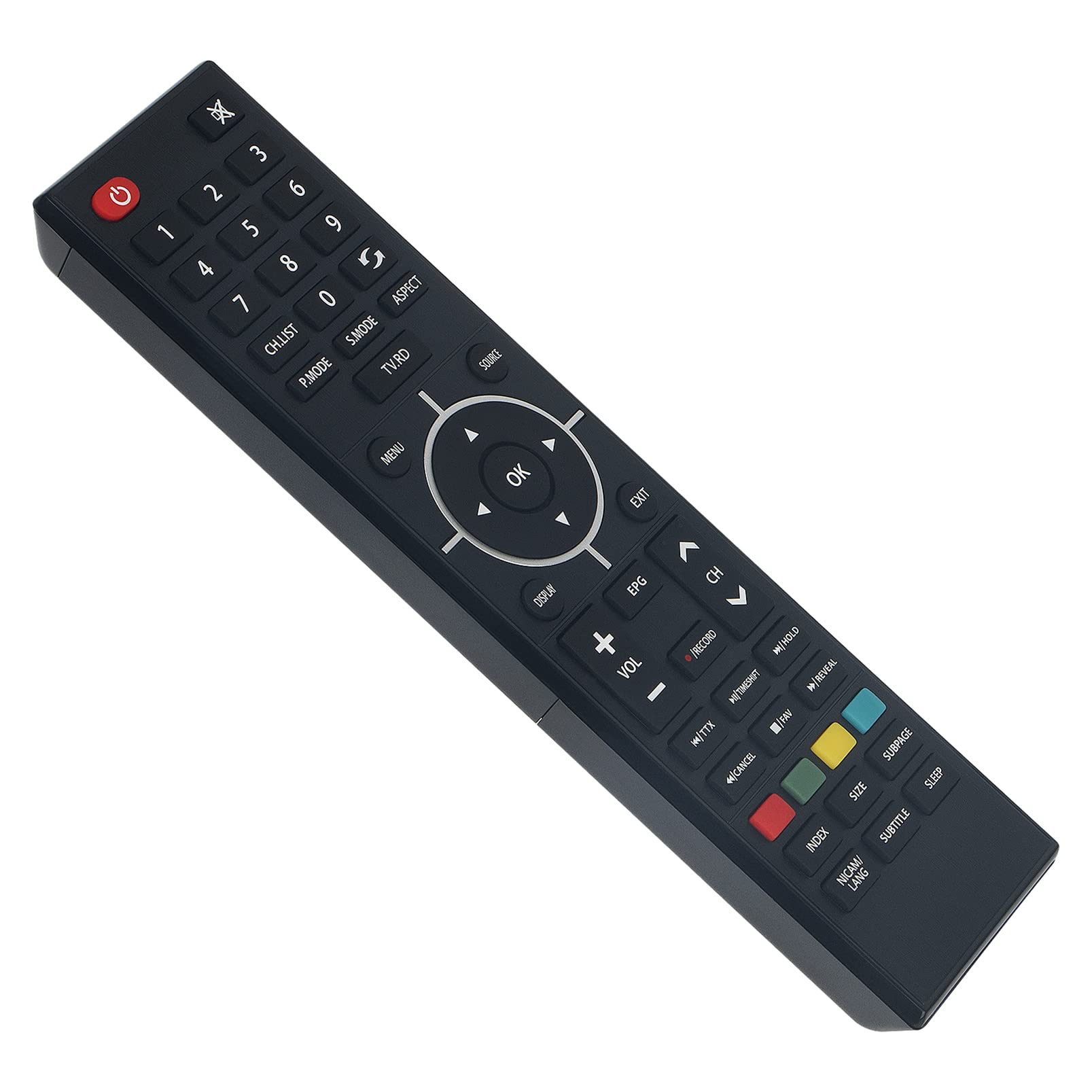ALLIMITY Replace Remote Control fit for Polaroid Alba VELTech VEL58U001UK LE-24GY15T-DVD LE-24GY15-T2-DVD LE-19GV01-DVD LE-32GCL P28RN0117E JX-8092A P28RN0038E
